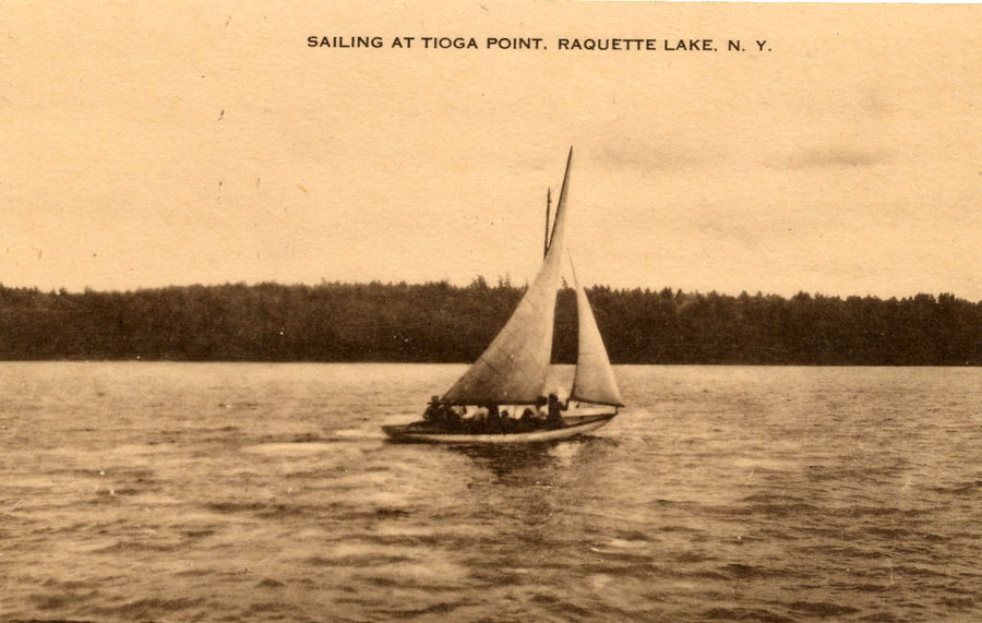 Sailing Tioga Pt Sepia